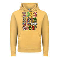 Vintage Mustard 2023 Happy New Year Vintage Hoodie - CowhideDigitalArt