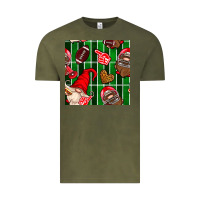 Vintage Olive american football gnomes Vintage Tee - BundleAndBundleShop