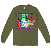 Army Green respiratory therapist halloween humor Long Sleeve Tee - CowhideDigitalArt