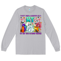 Moon Dust respiratory therapist halloween humor Long Sleeve Tee - CowhideDigitalArt