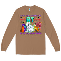 Toasted Coconut respiratory therapist halloween humor Long Sleeve Tee - CowhideDigitalArt