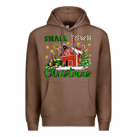 Chestnut Small Town Christmas Premium Hoodie - Artiststas