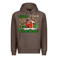 Coffee Small Town Christmas Premium Hoodie - Artiststas