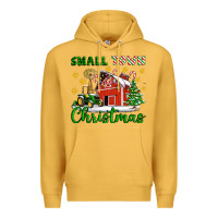 Mustard Small Town Christmas Premium Hoodie - Artiststas