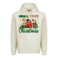 Oatmeal Heather Small Town Christmas Premium Hoodie - Artiststas