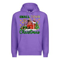 Purple Small Town Christmas Premium Hoodie - Artiststas