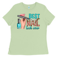 Matcha best nail tech ever bbs Ladies Tee - BundleAndBundleShop