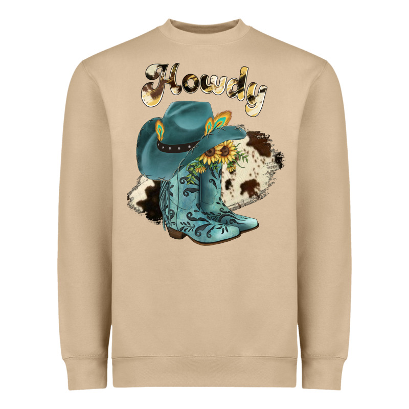 Howdy Heavyweight Sweatshirt by JahusDesignShop | Teevron