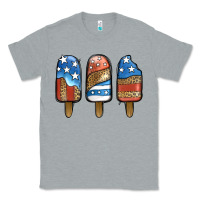 Heather Grey patriotic leopard popsicles Classic Tee - Jasminsmagicworld