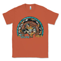 Copper texas map sunflower leopard cowhide aztec turquoise gemstone rainbow Classic Tee - Artiststas