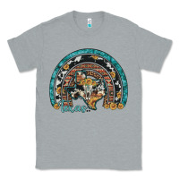 Heather Grey texas map sunflower leopard cowhide aztec turquoise gemstone rainbow Classic Tee - Artiststas