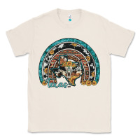 Natural texas map sunflower leopard cowhide aztec turquoise gemstone rainbow Classic Tee - Artiststas