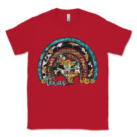Red texas map sunflower leopard cowhide aztec turquoise gemstone rainbow Classic Tee - Artiststas