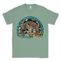 Sage texas map sunflower leopard cowhide aztec turquoise gemstone rainbow Classic Tee - Artiststas