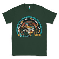 Sports Green texas map sunflower leopard cowhide aztec turquoise gemstone rainbow Classic Tee - Artiststas