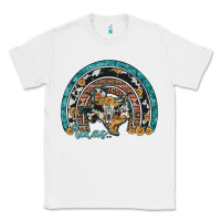 White texas map sunflower leopard cowhide aztec turquoise gemstone rainbow Classic Tee - Artiststas
