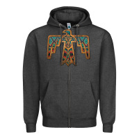 Charcoal Heather thunderbird Zipper Hoodie - JahusDesignShop
