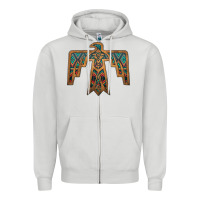 Dove Grey thunderbird Zipper Hoodie - JahusDesignShop