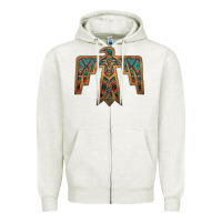 Oatmeal Heather thunderbird Zipper Hoodie - JahusDesignShop