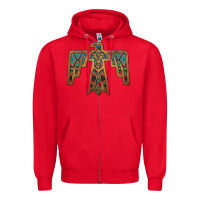 Red thunderbird Zipper Hoodie - JahusDesignShop