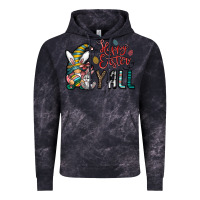 Cloud Black happy easter y all Vintage Hoodie - CowhideDigitalArt