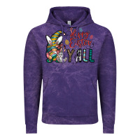 Cloud Purple happy easter y all Vintage Hoodie - CowhideDigitalArt