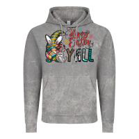 Cloud Rock happy easter y all Vintage Hoodie - CowhideDigitalArt