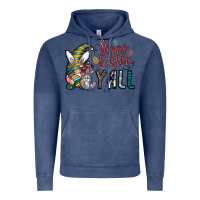 Vintage Denim happy easter y all Vintage Hoodie - CowhideDigitalArt