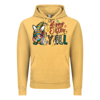 Vintage Mustard happy easter y all Vintage Hoodie - CowhideDigitalArt