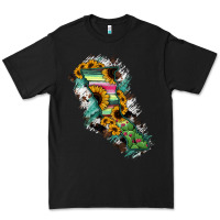 Black Baja California State Of Mexico Map Premium Tee - RanaPortraitStore