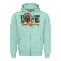 Seafoam love thanksgiving Zipper Hoodie - JahusDesignShop