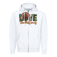 White love thanksgiving Zipper Hoodie - JahusDesignShop