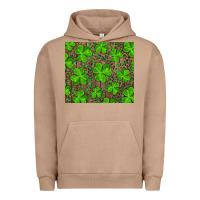 Pigment Burro Saint Patricks Day Shamrock And Leopard Urban Hoodie - RanaPortraitStore