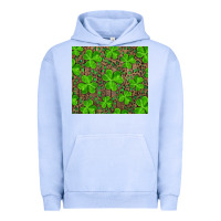 Pigment Grape Ice Saint Patricks Day Shamrock And Leopard Urban Hoodie - RanaPortraitStore