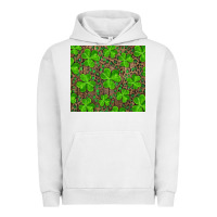 Pigment Lunar Rock Saint Patricks Day Shamrock And Leopard Urban Hoodie - RanaPortraitStore