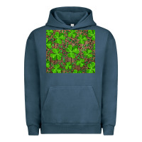 Saint Patricks Day Shamrock And Leopard Urban Hoodie | Teevron