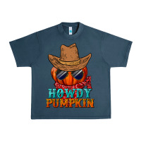 Midnight Navy howdy pumpkin Urban Heavy Tee - BundleAndBundleShop