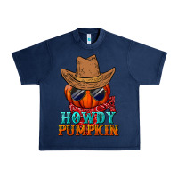 Navy howdy pumpkin Urban Heavy Tee - BundleAndBundleShop