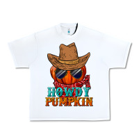 White howdy pumpkin Urban Heavy Tee - BundleAndBundleShop