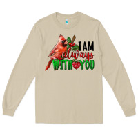 Mushroom I Am Always With Your Cardinal Bird Long Sleeve Tee - LillyAllenDesigns