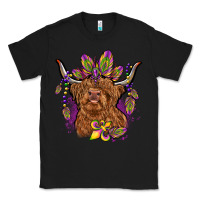 Black mardi gras cow Classic Tee - OliviaCreatesArt