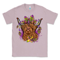 Lilac mardi gras cow Classic Tee - OliviaCreatesArt