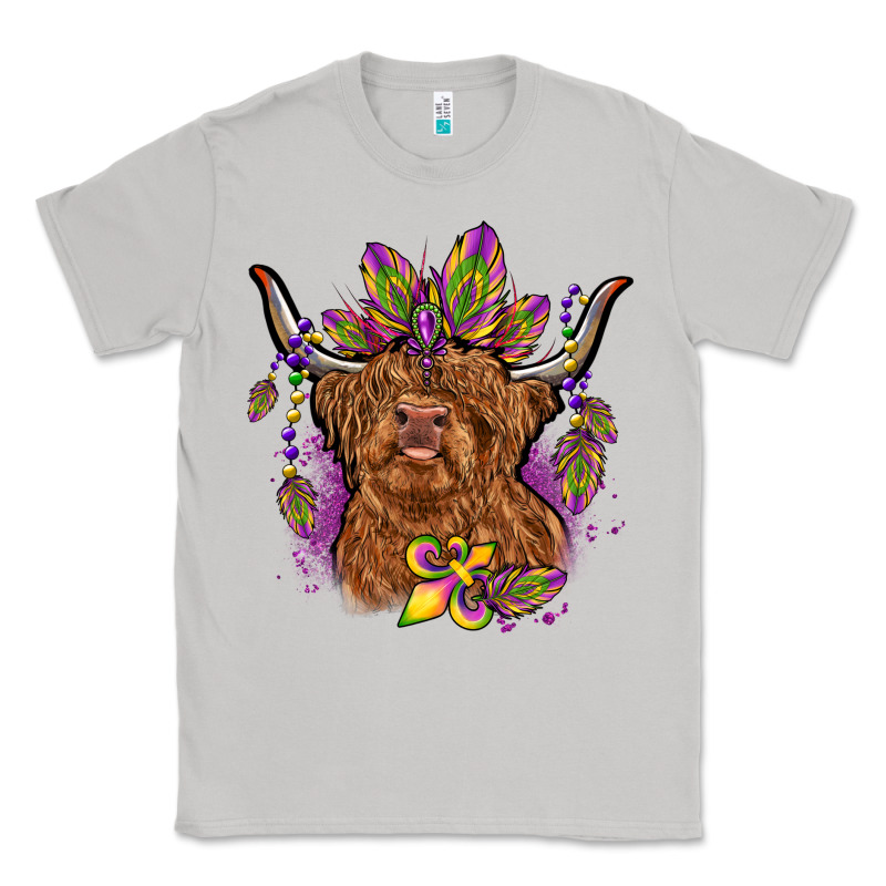 Mardi Gras Cow Classic Tee by OliviaCreatesArt | Teevron