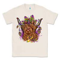 Natural mardi gras cow Classic Tee - OliviaCreatesArt