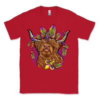 Red mardi gras cow Classic Tee - OliviaCreatesArt