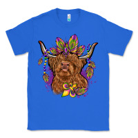 True Royal mardi gras cow Classic Tee - OliviaCreatesArt