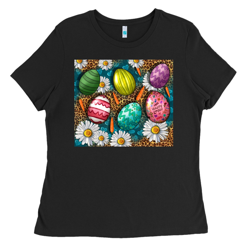 Easter Eggs Tumbler Ladies Tee by BundleAndBundleShop | Teevron