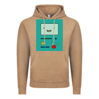 Vintage Coffee adventure time game bmo cover funny Vintage Hoodie - baoMotion