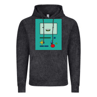 Vintage Black adventure time game bmo cover funny Vintage Hoodie - baoMotion