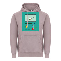 Vintage Zinc adventure time game bmo cover funny Vintage Hoodie - baoMotion